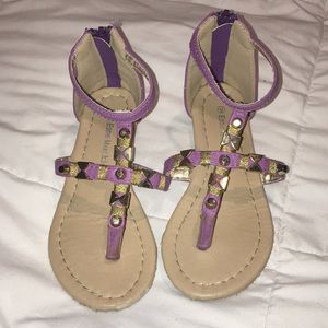 Girls size 8 sandals